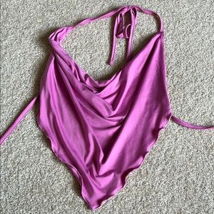 iamgia cowl neck halter top